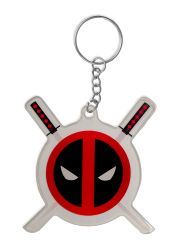 Deadpool Mask & Katanas Keychain